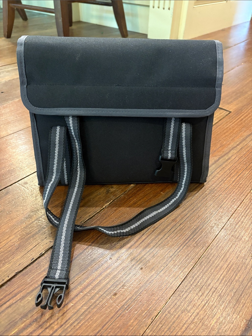 thirty-one Black Car Organizer Bag with Gray Trim